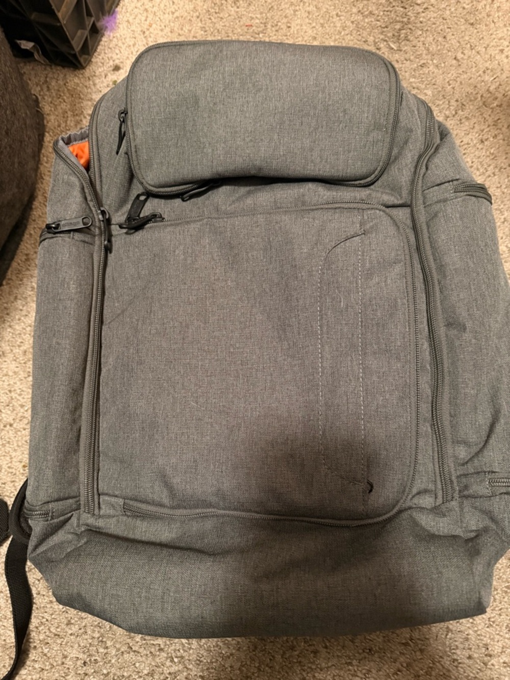 EBAG Gray Everyday Backpack - Versatile Travel & Work Bag